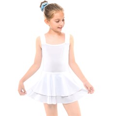 Kids  Layered Skirt Swimsuit