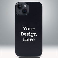 iPhone 14 Black UV Print PC Hardshell Case