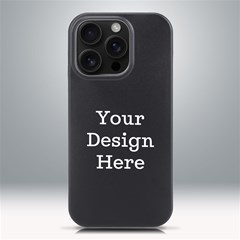 iPhone 16 Pro Black UV Print PC Hardshell Case