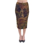 Collection: Olivegold <br>Print Design:  Amazon Gold  <br>Style: Pencil Skirt (Velvet)
