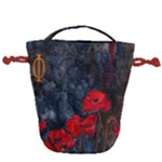 Collection: Acquerello<br>Print Design: Tempesta Papaveri<br>Style: Drawstring Bag