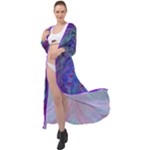 Collection: Acquerello<br>Print Design: Odonata - Primavera<br>Style: Chiffon Robe