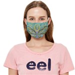 Collection: Acquerello <br>Print Design: Odonata<br>Style: Face Covering (Ear Loop Mask)