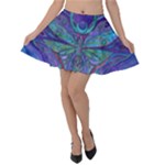 Collection: Acquerello <br>Print Design: Odonata - Primavera<br>Style: Velvet Flared Skirt