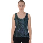 Collection: Looking Glass <br>Print Design: Leviathan - indigo<br>Style: Velvet Tank Top