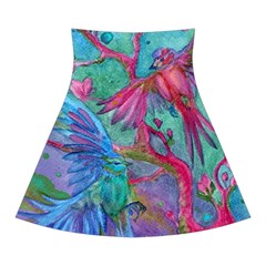 Collection: Acquerello<br>Print Design: Scents of Spring<br>Style: Halterneck Swim Dress from EricasImages Back Skirt