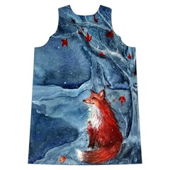 Collection: Acquerello<br>Print Design: Ice Firefox<br>Style: Cut out shoulder velvet top from EricasImages Back