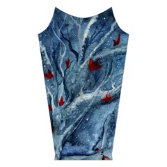 Collection: Acquerello<br>Print Design: Ice Firefox<br>Style: Cut out shoulder velvet top from EricasImages Right Sleeve