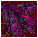 Collection: Metamorpha <br>Print Design: Gypsy Moth Rosa<br>Style: Square Chiffon Scarf 50 x50 