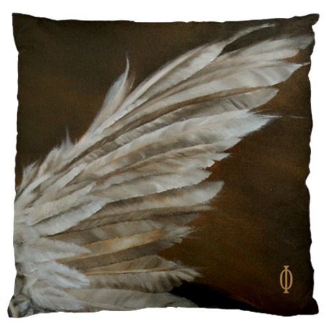 Collection: Art Air Elements<br>Print Design: Angel Feather<br>Style: Faux Fur 20  Square Cushion from EricasImages Front