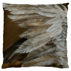 Collection: Art Air Elements<br>Print Design: Angel Feather 2<br>Style: Faux Fur 20  Square Cushion from EricasImages Back